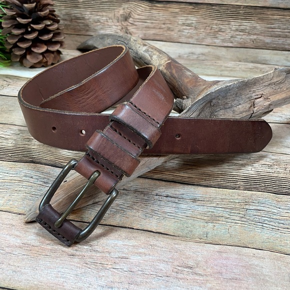 J. Crew Other - J. Crew Brown Leather Belt Men’s Size 32